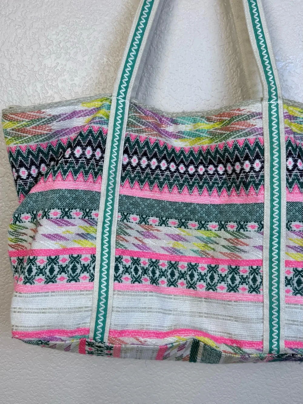 America & Beyond • Daphne Embellished Multi-Colored Hand Beaded Tote